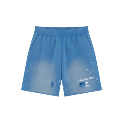 COLE BUXTON 1992 DISTRESSED SHORTS BLUE