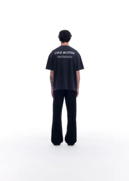Cole Buxton Address T Shirt Black