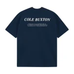 Cole Buxton Address T Shirt Navy