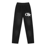 Cole Buxton Star Distressed Lounge Pants Black
