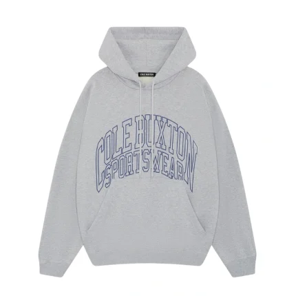 Cole Buxton Sportswear Arc Hoodie Light Grey
