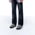 Cole Buxton Star Distressed Lounge Pants Black