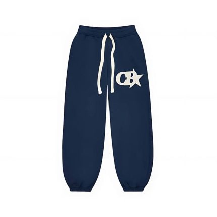 Cole Buxton Star Navy Blue Sweatpants