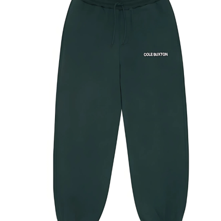 Cole Buxton Cb Sportswear Green Sweatpants