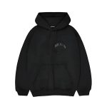 OLD ENGLISH BLACK HOODIE